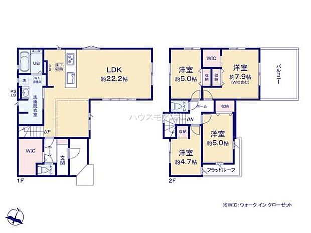 4LDKの魅力的な間取り！LDKはゆったりとした空間で、ご家族との団らん時間が、より一層充実したものになりますね家族との仲が深まり、自然と笑顔が増えそうです！