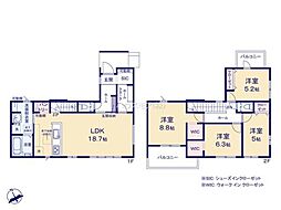 柏市布施新町4丁目 新築戸建て