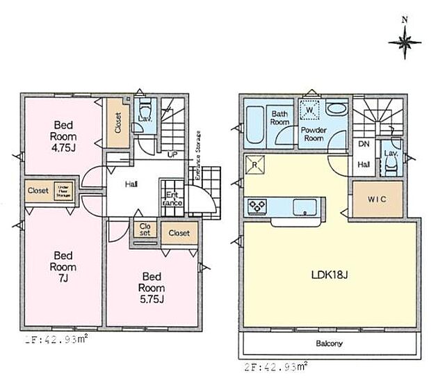 3LDKの魅力的な間取り!LDKはゆったりとした空間で、ご家族との団らん時間が、より一層充実したものになりますね家族との仲が深まり、自然と笑顔が増えそうです!
