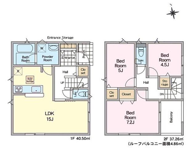 3LDKの魅力的な間取り!LDKはゆったりとした空間で、ご家族との団らん時間が、より一層充実したものになりますね家族との仲が深まり、自然と笑顔が増えそうです!