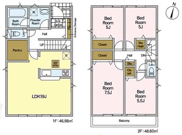 4LDKの魅力的な間取り！LDKはゆったりとした空間で、ご家族との団らん時間が、より一層充実したものになりますね家族との仲が深まり、自然と笑顔が増えそうです！