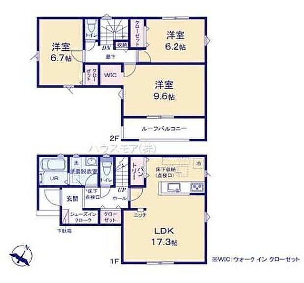 3LDKの魅力的な間取り!LDKはゆったりとした空間で、ご家族との団らん時間が、より一層充実したものになりますね。家族との仲が深まり、自然と笑顔が増えます!