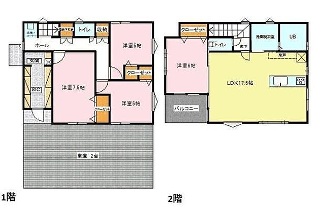 4LDKの魅力的な間取り!LDKはゆったりとした空間で、ご家族との団らん時間が、より一層充実したものになりますね家族との仲が深まり、自然と笑顔が増えそうです!
