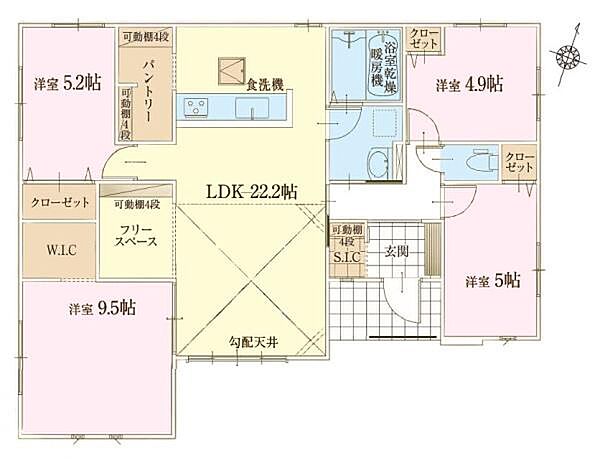 間取りを拡大表示