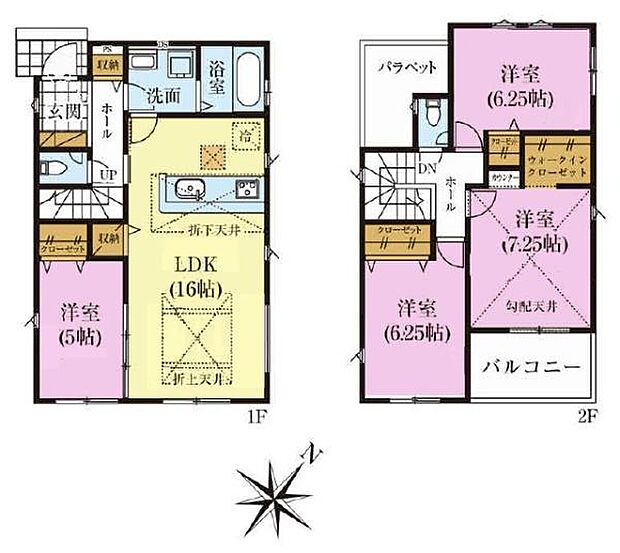 4LDKの魅力的な間取り!LDKはゆったりとした空間で、ご家族との団らん時間が、より一層充実したものになりますね。家族との仲が深まり、自然と笑顔が増えます!