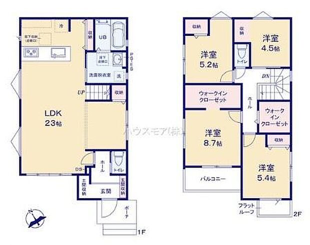 4LDKの魅力的な間取り!LDKはゆったりとした空間で、ご家族との団らん時間が、より一層充実したものになりますね家族との仲が深まり、自然と笑顔が増えそうです!