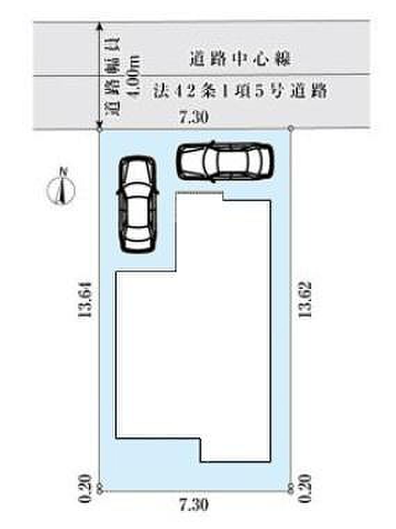 カースペースは2台分を確保しております。セカンドカーをお持ちのご家庭はもちろん、来客時にもゆとりをもってご利用いただける安心の仕様です。