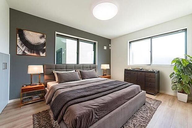 （本画像はCGにて家具等を配置しております。実際に家具等はおかれておりません。）