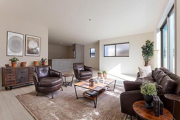 （本画像はCGにて家具を配置しております。実際に家具はおかれておりません。）