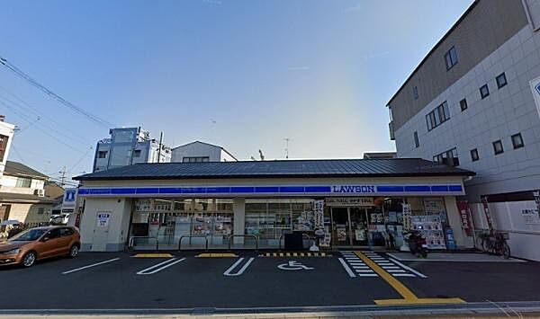 ローソン九条新千本店まで450m