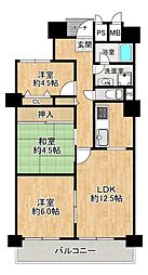 間取図画像 3LDK
