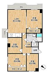 間取図画像 3LDK