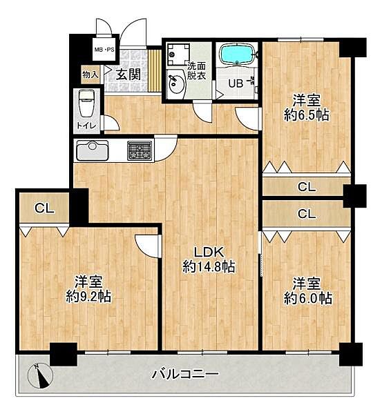 間取り：328000581330