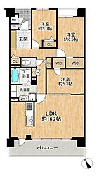 ルイシャトレ垂水壱番館 3LDKの間取図画像