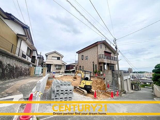 ■現地写真■建築条件なし〜お好きなハウスメーカーで建築可能〜閑静な住宅街！長く安心して暮らしやすい落ち着いた住環境です。※整地後のイメージのため、現状と異なる場合があります。