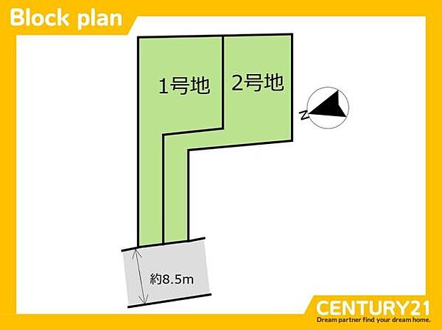 1号地 区画図