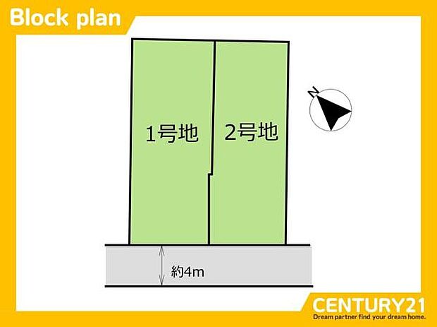 1号地 区画図