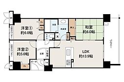間取図画像 3LDK