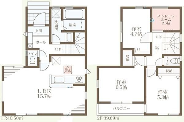 間取りを拡大表示