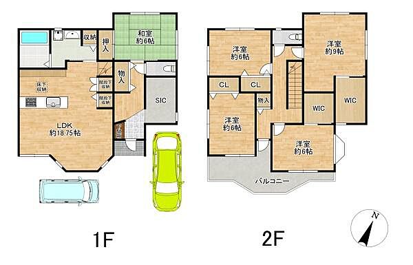 間取りを拡大表示