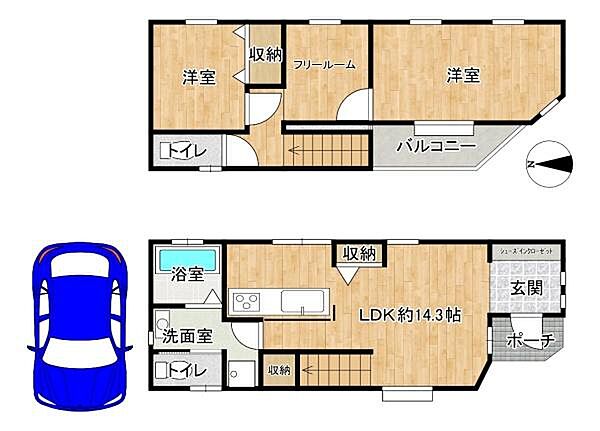 間取りを拡大表示