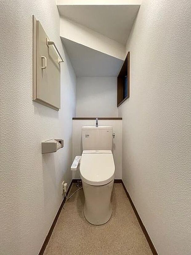清潔感のある快適なトイレです。