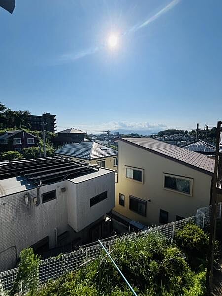 高い建物がなく開放的な眺望です