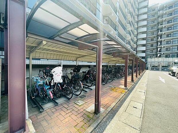 自転車用の駐輪場です。