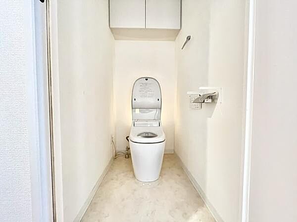 清潔感のある快適なトイレです。