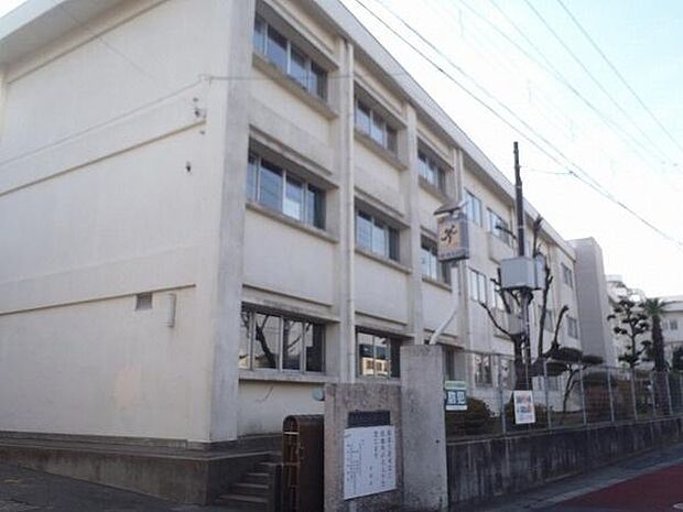 長後小学校まで646m