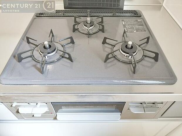 【3口ガスコンロ】