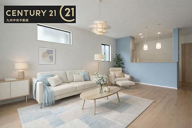 ※掲載の家具およびCG加工はあくまでイメージであり、販売価格には含まれておりません。【リビング】暖かな光が包み込んでくれるLDKは家族みんなが自然と集まってくる場所。