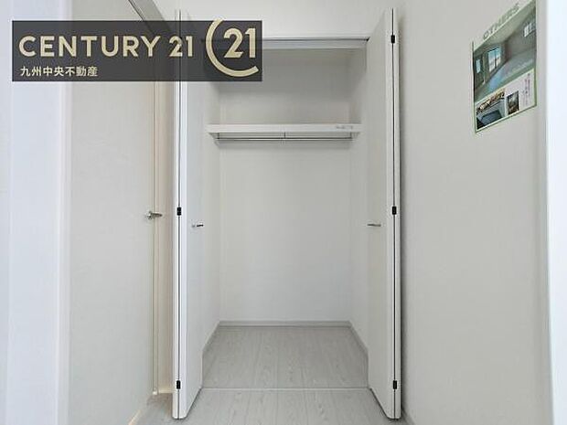 【クローゼット】お部屋ごとに設けた収納は住みやすさへのこだわりです。