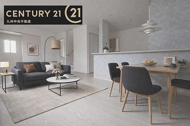 ※掲載の家具およびＣＧ加工はあくまでイメージであり、販売価格には含まれておりません。【リビング】暖かな光が包み込んでくれるLDＫは家族みんなが自然と集まる場所。快適でゆったり寛げる空間です。