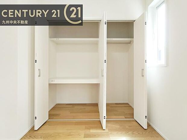【クローゼット】お部屋ごとに設けた収納は住みやすさへのこだわりです。