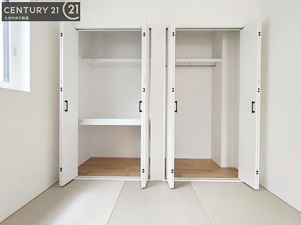 【クローゼット】お部屋ごとに設けた収納は住みやすさへのこだわりです。