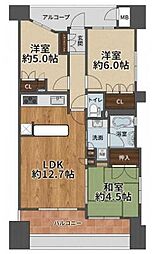 ネバーランド平野本町 3LDKの間取図画像