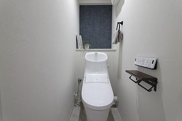 清潔感のあるトイレ空間♪