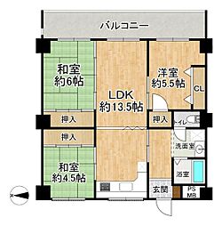 間取図画像 3LDK