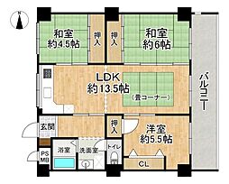 間取図画像 3LDK