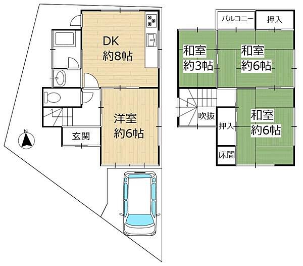 間取り：326000217864