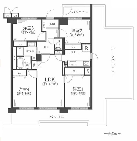 間取り：326000243028
