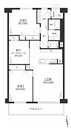 間取図画像 2SLDK