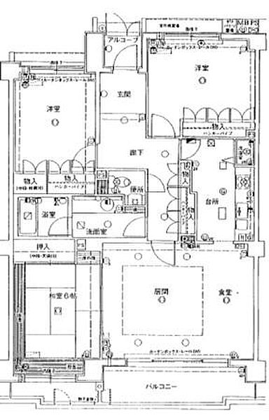 間取りを拡大表示