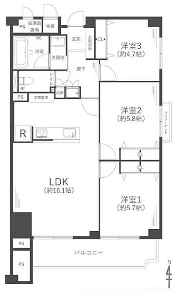 間取り：328000674837