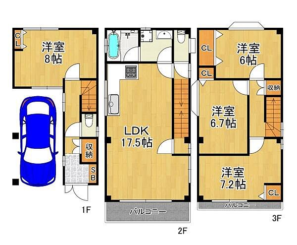 間取り：327001540636