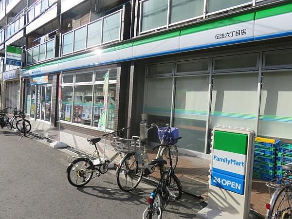 ファミリーマート伝法六丁目店まで416m