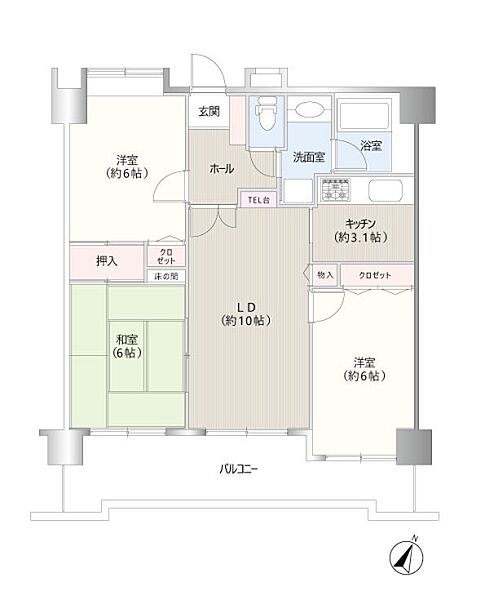 間取りを拡大表示