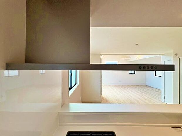 大きなレンジフード