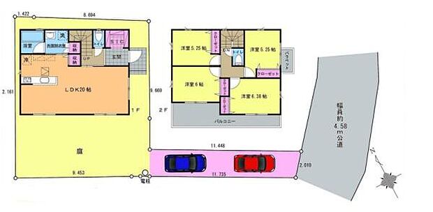 4LDKのファミリーにピッタリな間取り。